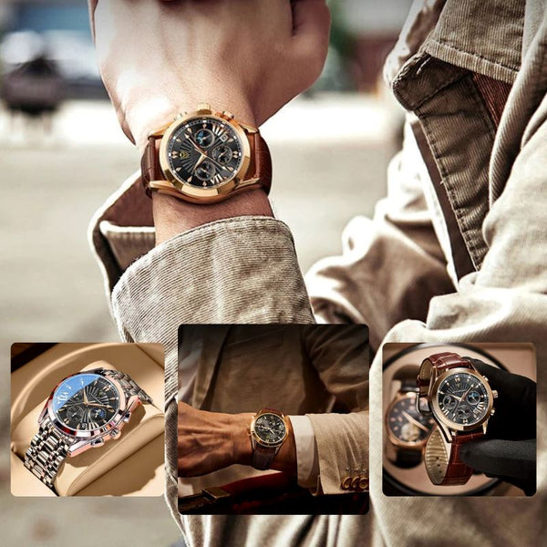 Relógio Masculino Casual Luxo