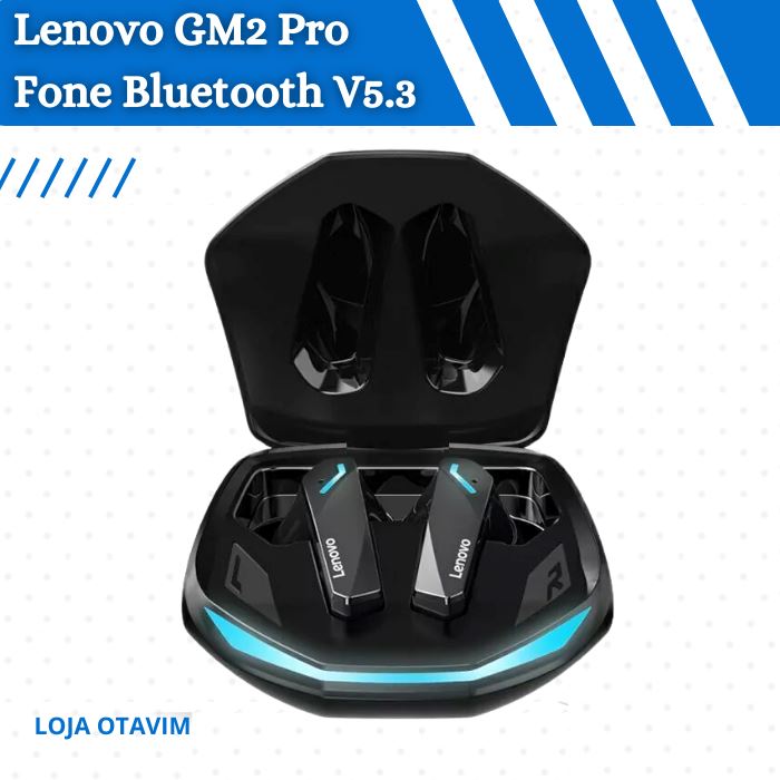 Lenovo GM2 Pro - Fone Bluetooth V5.3