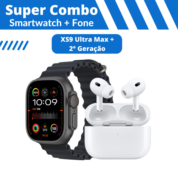 Smartwatch XS9 Ultra Max + Fone АіrРrо 2ª Geração