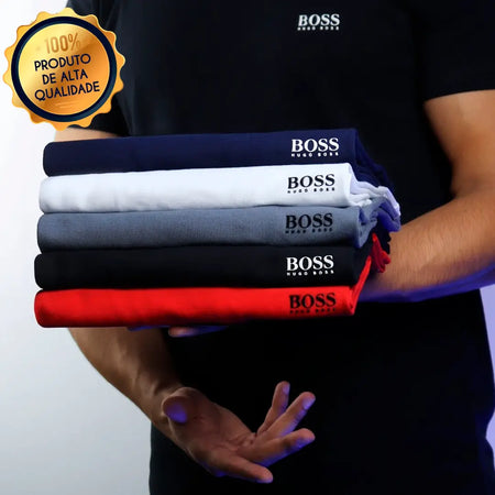 Kit 5 Camisetas Hugo Boss