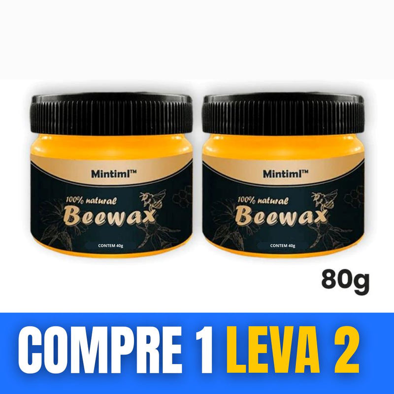 BeeWax® - Cera de Mel para Polimento de Madeiras e Combate de Cupins - PAGUE 1 LEVE 2